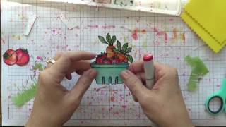 Day 16. UnCut Video Sharing my Card Assemply