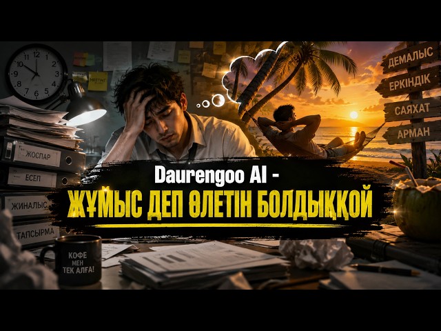 Daurengoo AI - Жұмыс деп өлетін болдық қой | Жасанды интеллект ән