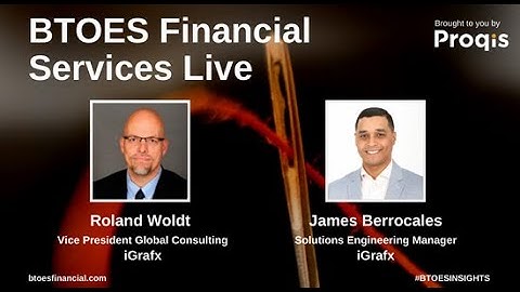 Process Improvement from Design to Execution | Roland Woldt & James Berrocales | at BTOES