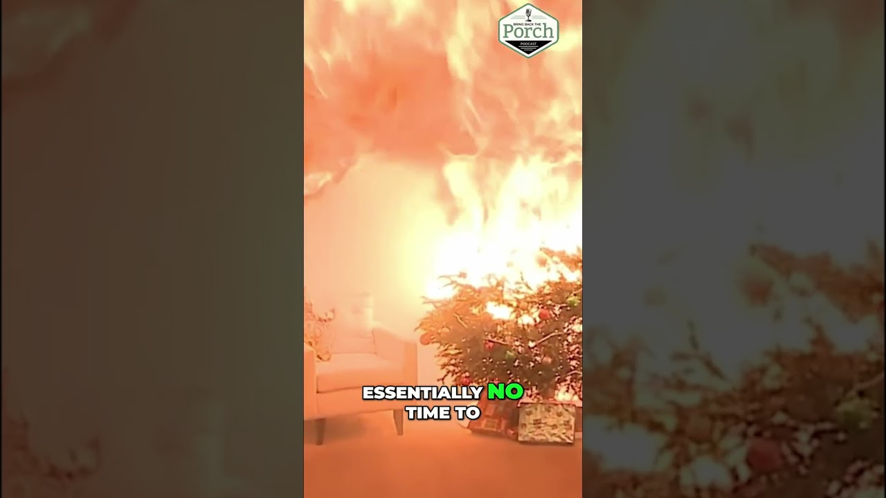 Christmas Tree Fire Dangers: Real vs. Fake Fire Safety! 