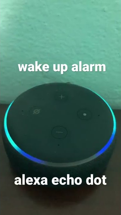 fun wake up alarm by Alexa Echo dot 3 #amazonechodot
