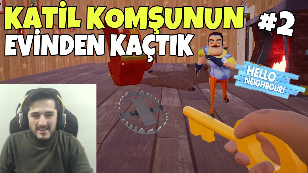 KATİL KOMŞUMUZUN EVİNDEN KAÇTIK, ÇOK RİSKLİ OLDU ! HELLO NEİGHBOR (2.BÖLÜM)