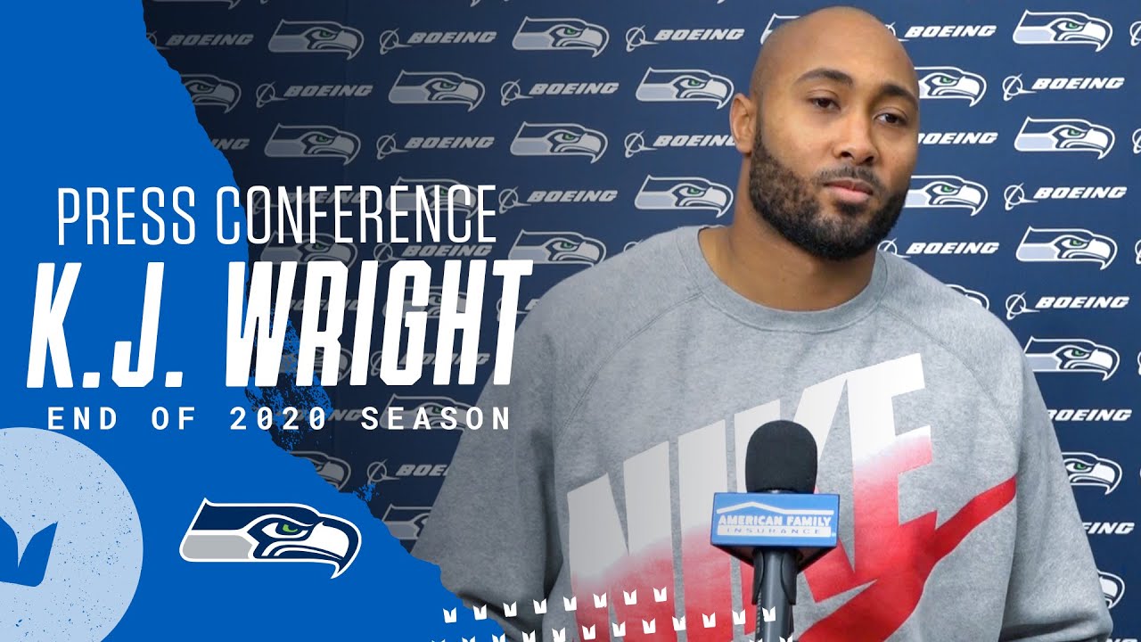 K.J. Wright 2020 End of Season Press Conference - YouTube
