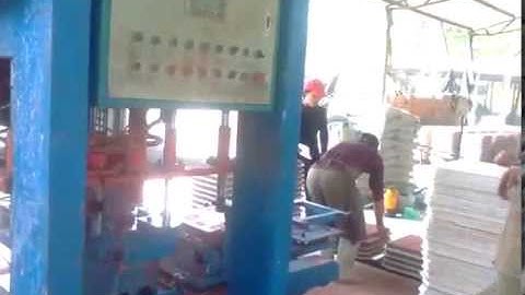 MM400D double layer terrazzo floor/pave tile press machine from Zhengzhou ,China