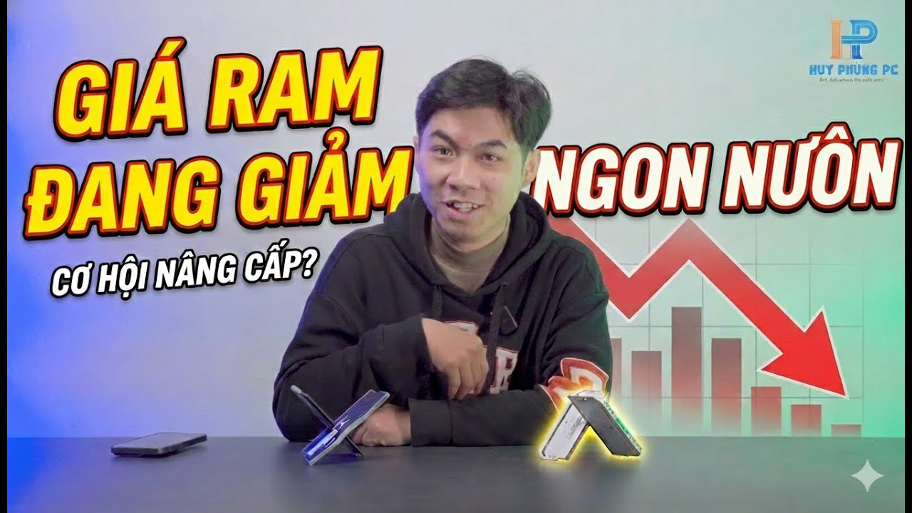Cuối cùng ngày này ĐÃ TỚI - RAM DDR4 bắt đầu giảm !?