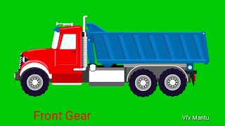 Dumper Green Screen Video | Dump Truck Green Screen | Car Green Screen - Copyright Free