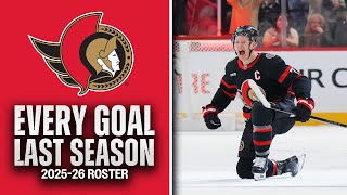EVERY GOAL last season from the 2025-26 OTTAWA SENATORS 🚨 #32in32