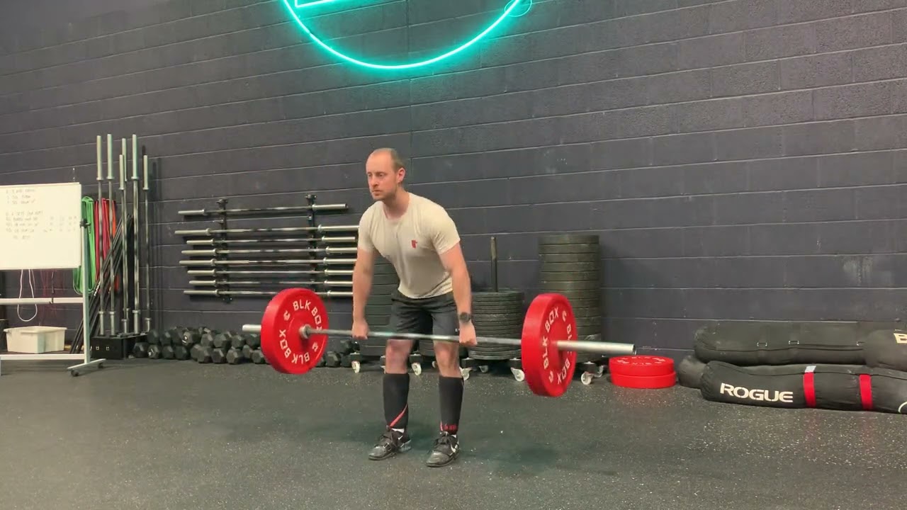 Power Clean + Hang Power Clean Above Knee
