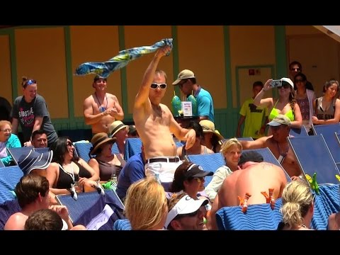 Cruise Ship Hairy Chest Competition - Matt from Family Fun Pack