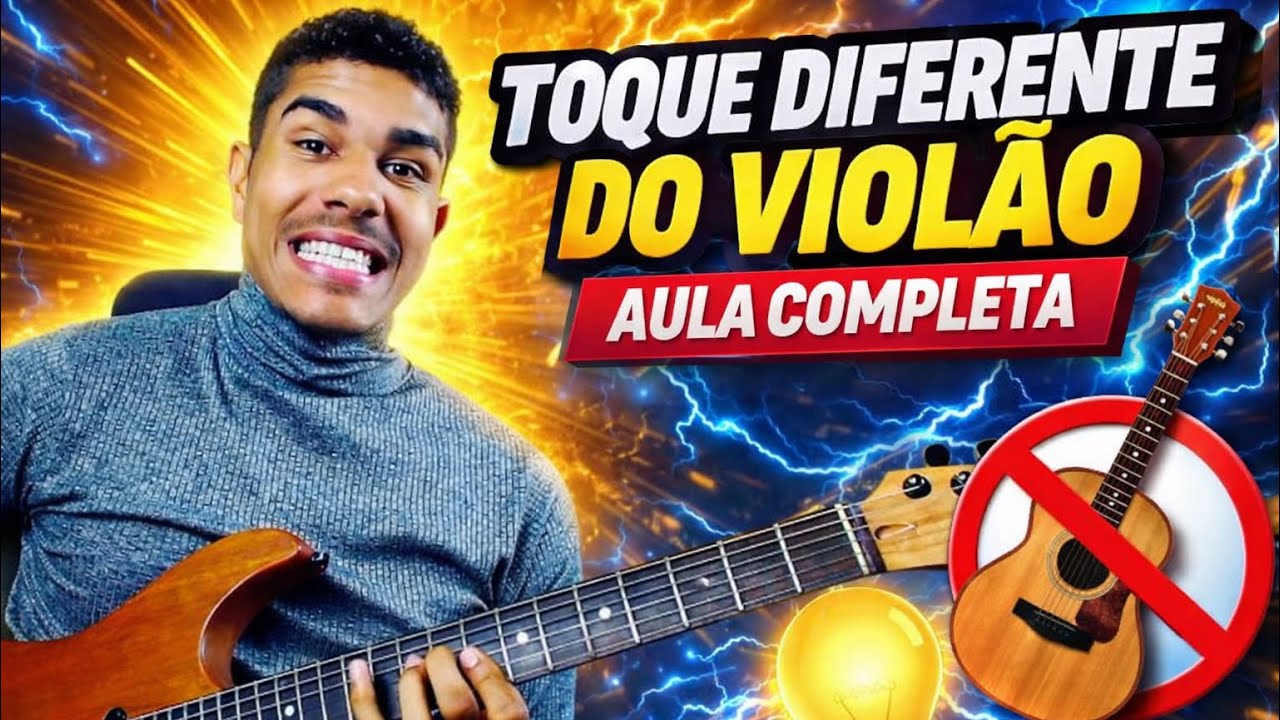COMO TOCAR GUITARRA DIFERENTE DO VIOLÃO 