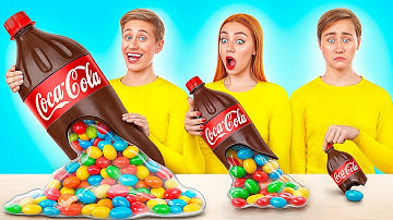 Thử thách Tấm Lớn, Vừa Và Nhỏ | Thủ Thuật Nhà Bếp Tuyệt Vời Multi DO Challenge