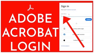 Adobe Acrobat Login: How to Sign In to Adobe Acrobat Account 2023? screenshot 5