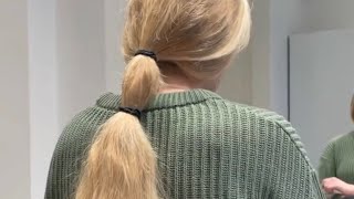 Beautiful Blonde Gets Her Hair Chopped Off To a Short Haircut