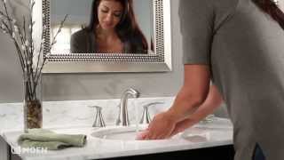 Darcy™ Widespread Bathroom Sink Faucet | Moen Features Spotlight