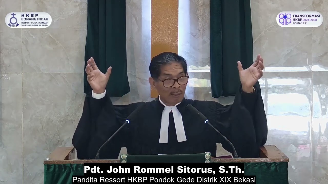 JAMITA MINGGU, 10 AGUSTUS 2025 | Pdt. John Rommel Sitorus | HKBP Bonang Indah | 10.00 WIB