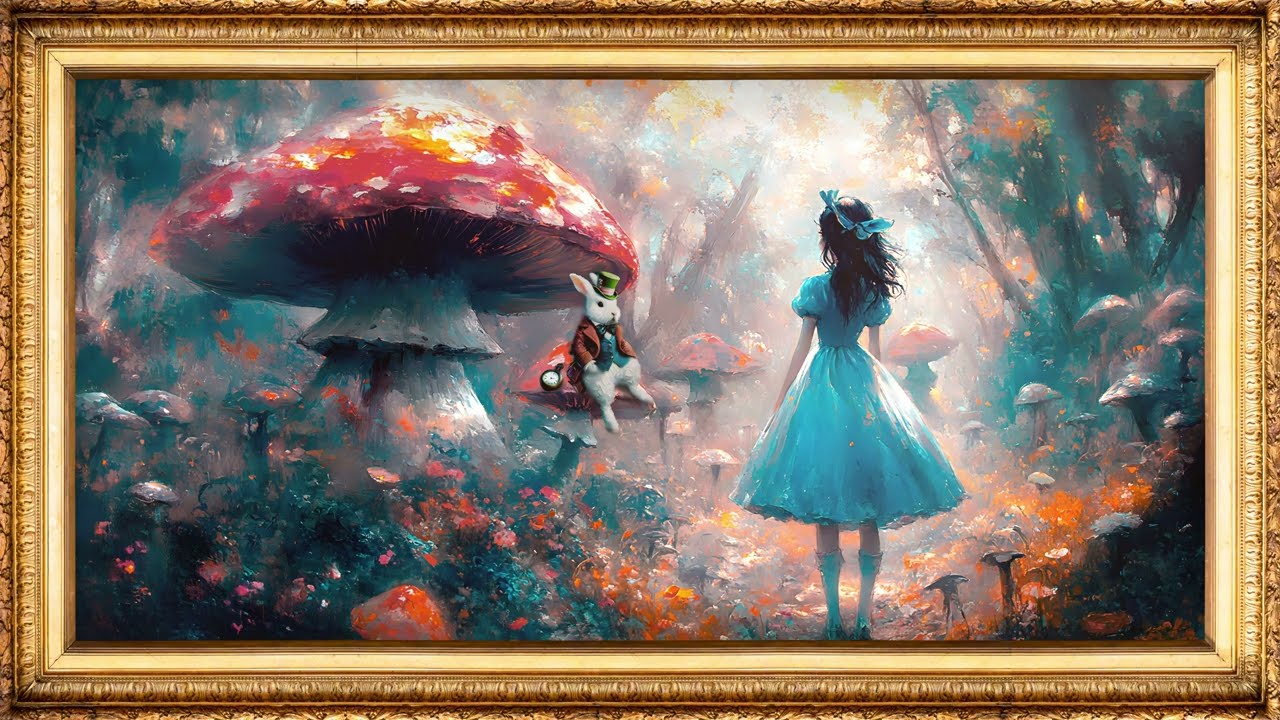 Frame ART TV 4K Whimsical Alice in Wonderland Art | Fantasy