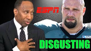 Stephen A Smith just made horrible COMMENTS on Lane Johnson’s Mental Health and Family issues…