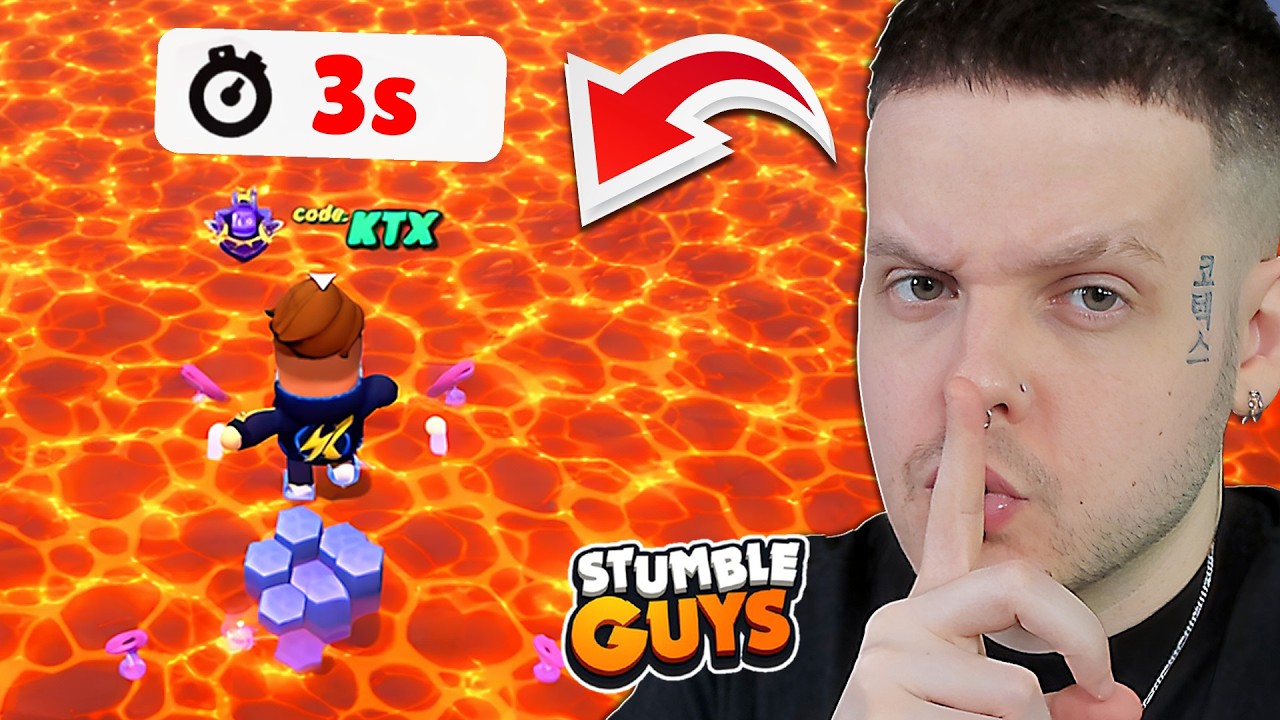 🔥revelei o SEGREDO pra zerar o LAVALAND no STUMBLE GUYS! ‹ KHORTEX ›