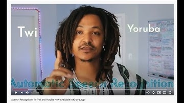 Speech Recognition for Twi and Yoruba Now Available in Khaya App!