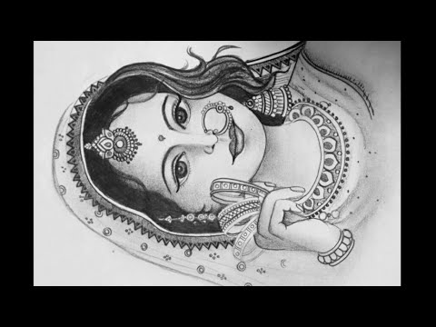 Update more than 164 sketch of indian lady super hot