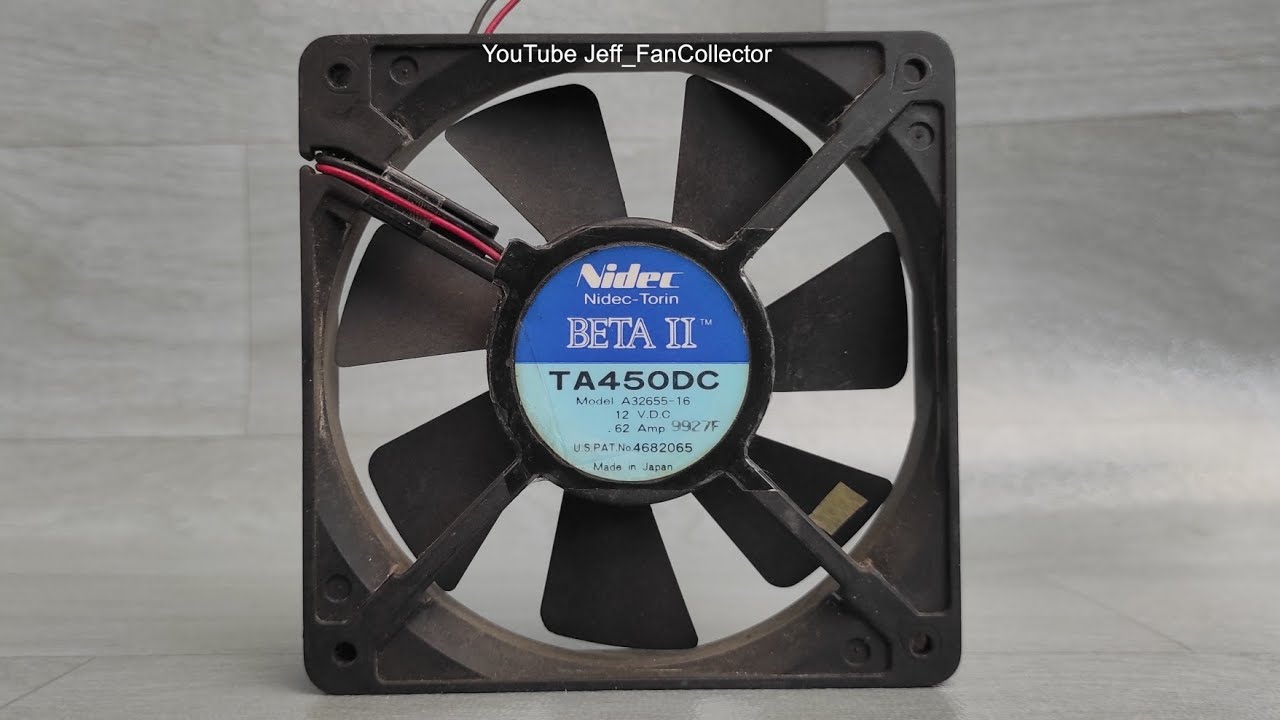 RARE Nidec-Torin Fan BETA II TA450DC 12V 0.62A 2900/3000rpm DBB 2025 Made In Japan
