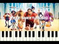 RALPH THEME from &quot;Wreck-it Ralph&quot;, 2012, Disney, Piano Tutorial with free Sheet Music (pdf)