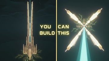 Minecraft | Skyscraper Tutorial Easy (Futuristic) Part 1 of 2