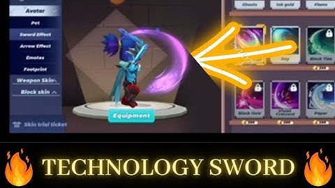 Playing With Technology SWORD in Blockman go.