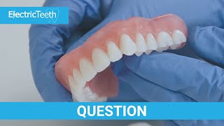 How long can I leave my immediate dentures out?