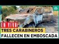 En vivo  conmocin en chile por ataque que deja tres carabineros fallecidos