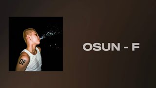 OSUN - F  Lyrics/가사해석