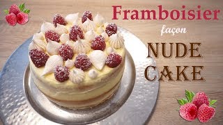 Je pâtisse un Framboisier façon Nude Cake