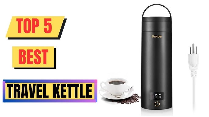 Travel Kettles Electric Small,350ml Stainless Steel 3 in 1 Digital