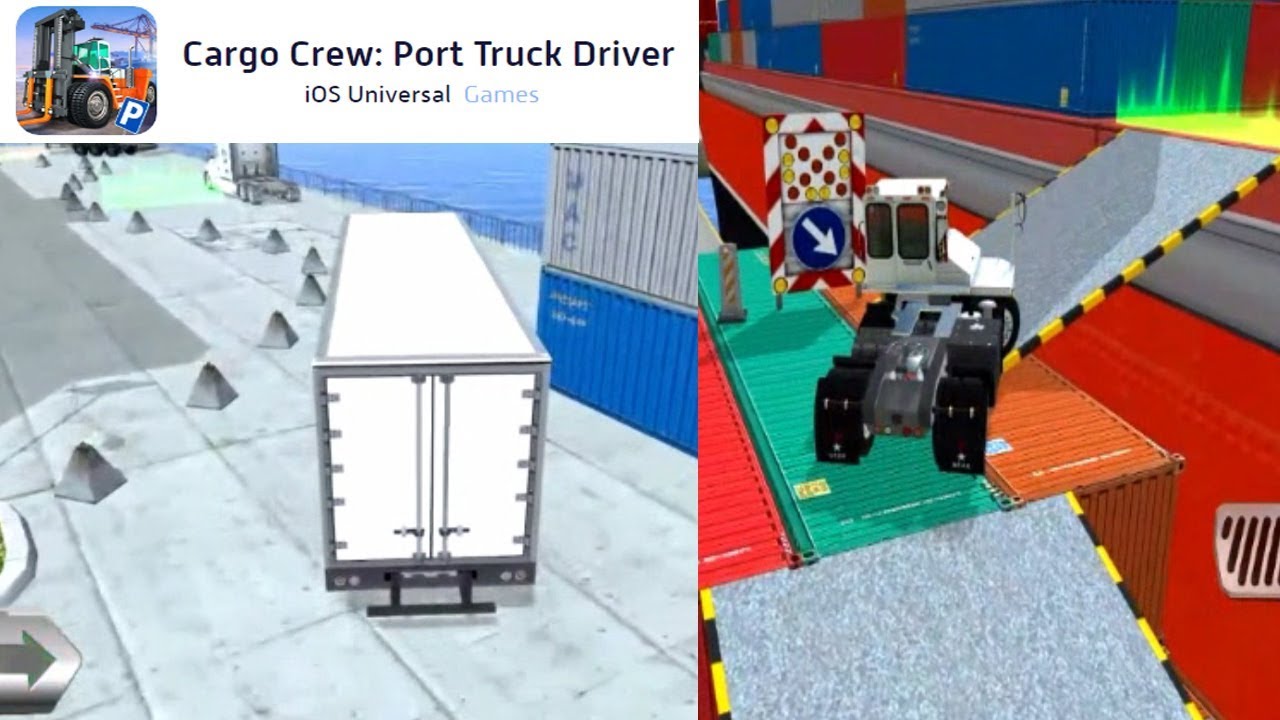 Cargo Crew: Port Truck Driver - 5 Levels Gameplay iOS HD