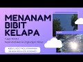 Menanam Bibit Kelapa, Tugas Matkul Kependudukan &amp; Lingkungan Hidup STIA Amuntai