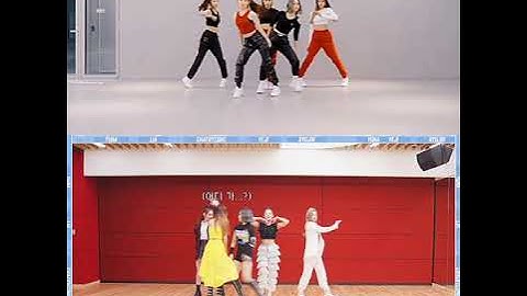 ITZY WANNABE Original Choreography VS Part Switch Version
