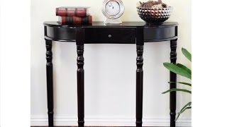 Half Moon Entry Table Ideas I created this video with the YouTube Slideshow Creator (http://www.youtube.com/upload) and content image about : Half Moon