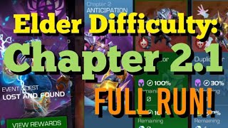 MCOC - Event Quest: Lost and Found (December 2025) - Elder Difficulty - Chapter 2.1 - Full Run!!