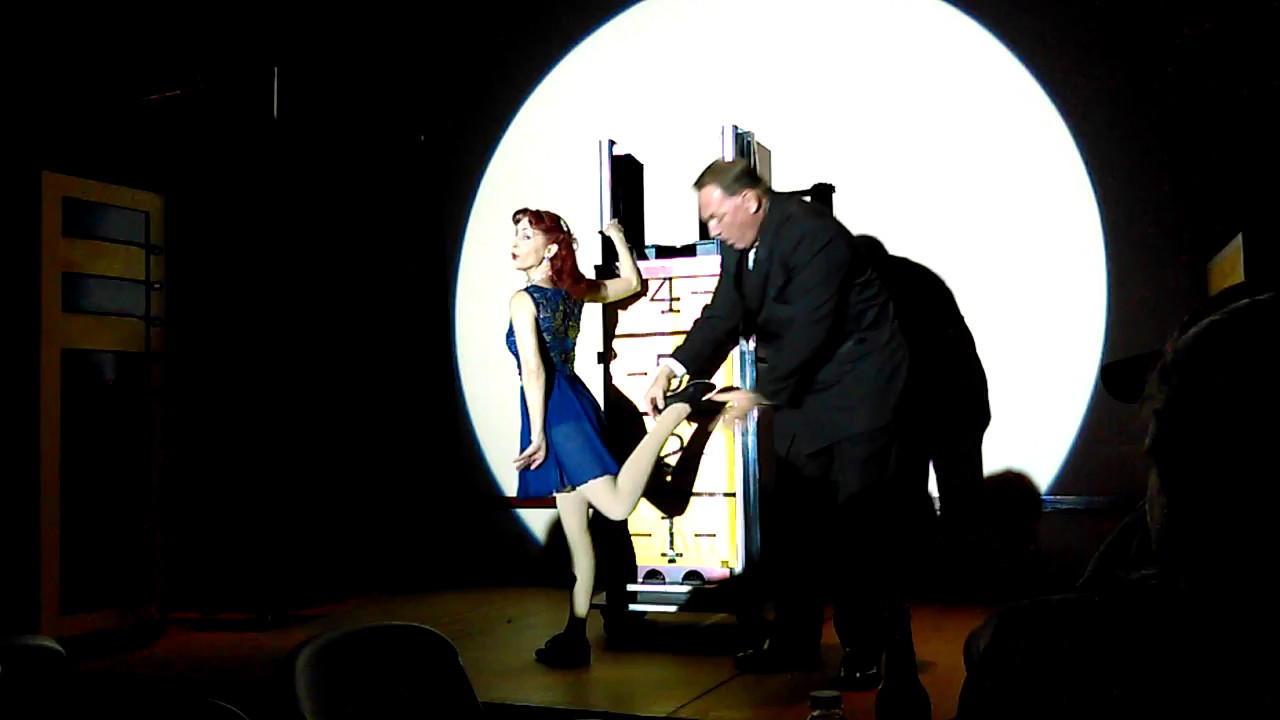 Magician Keith West Performing Compressed