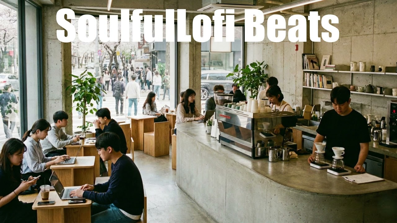 Seoul Cafe 🌙 K-R&B & Neo Soul [Coffe shop Study]