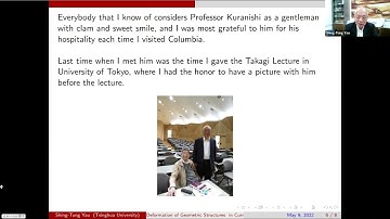 Shing-Tung Yau | Opening Comments