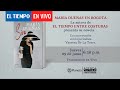 María Dueñas, autora de la célebre novela 'El tiempo entre costuras', llega a Colombia.