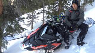 Chris Burandt Talks To The Sled Junkies About The 2016 Polaris Axys Pro Rmk