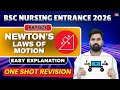 Newton’s Laws of Motion | Must-Know Concepts for B.Sc Nursing Entrance 2025 | Fast Physics Revision