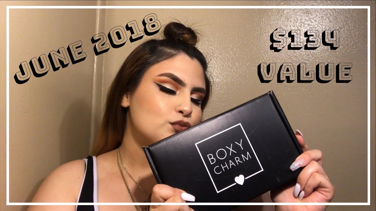 JUNE 2018 BOXYCHARM UNBOXING!! (TRY-ON)