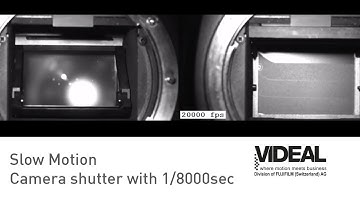 Camera shutter with 1/8000sec Slow Motion Example | Slow Motion | CHROMOS Industrial