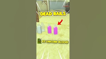 EASIEST Way to Make Unicorn Blood 🦄🧪 #roblox #deadrails