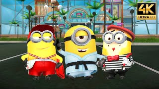 Despicable Me Minion Rush the Mall(Special Mission) with Lifeguard Martial Art n Mime Minions  4K