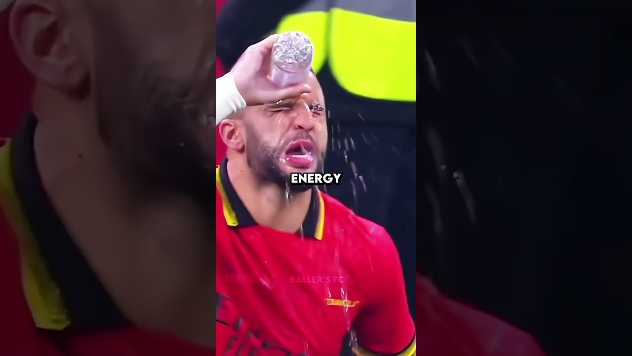 Why do footballer’s spit out water💦💦