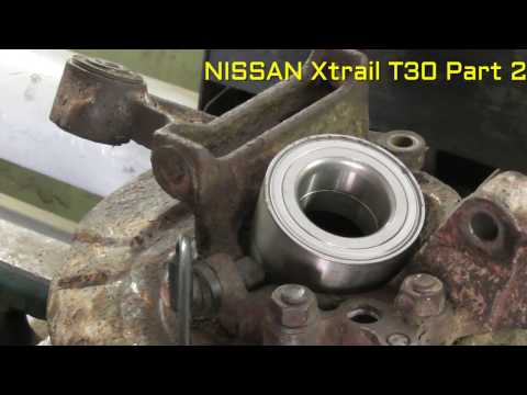 Nissan x trail rear wheel bearing replacement PART 2